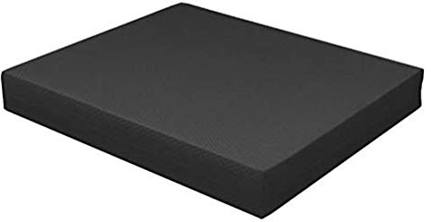 Strainho Non-Slip Balance Foam Pad,Gym Exercise Mat for Physical Therapy, Stability Workout, Knee and Ankle Exercise, Strength Training, Rehab - Chair Cushion for Adults, Kids, and Travel(Black)