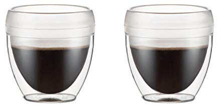 PAVINA Outdoor Double wall Tumbler, shatterproof, 0.25 l, Pair