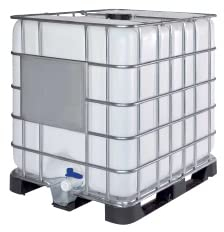 Contenedor depósito de 1000 litros IBC-GRG con palet de plástico