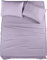 Utopia Bedding Set di lenzuola per letto king size, 4 pezzi, in microfibra spazzolata, resistente al restringimento e allo scolorimento, facile da pulire (king size, lavanda)