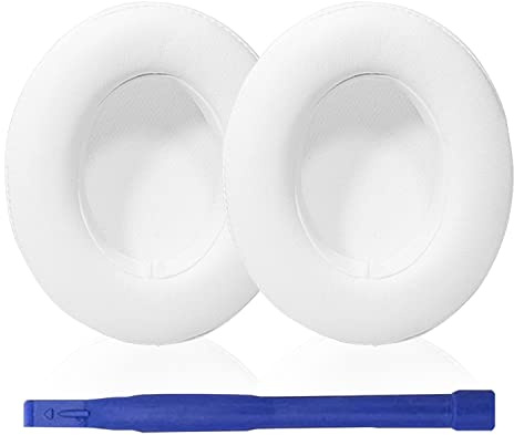 Aiivioll Replacement Earpads for Beats Studio 2/3 B0500/B0501 Headphones | White, Ear Cushions Pads Muffs, Wired Wireless Over-Ear Headphones