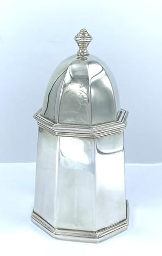 DASSI argento - zuccheriera ottagonale in argento 800