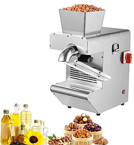 Presse à Huile Commerciale 1000 W en Acier Inoxydable 304 expulseur d'huile Automatique électrique Froid Chaud Presse à Noix extracteur d'huile contrôle de température Intelligent pour Noix de co