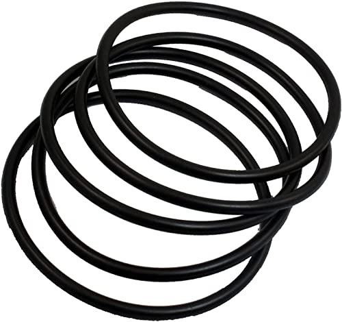 DELICK Arandelas de Metal, arandela de 100 mm de diámetro Exterior, 5 mm de Espesor, Sello de Goma, Juntas tóricas de Filtro de Aceite, 5 Piezas, Larga Durabilidad