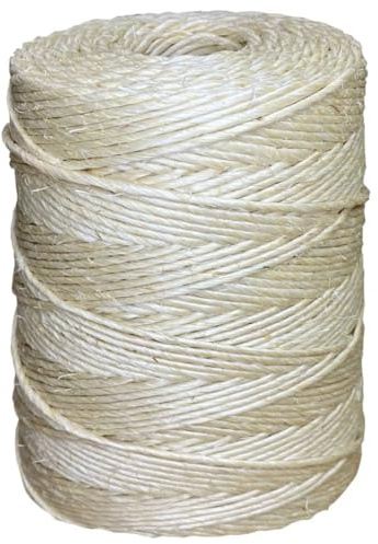 LAPOOH Cuerda 100% sisal 2 mm 300 m, Rollo Mimbre, Cuerda Manualidades, Cuerda Decorativa, para Tejer Crochet, Bobinas De Hilo, Cesta De Cuerda - SPU:155000