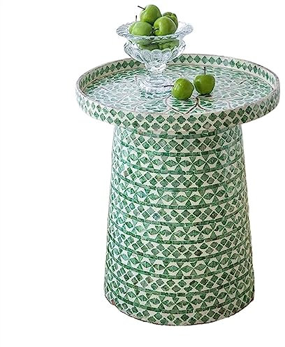 Kleiner Tisch Runder Beistelltisch, Beistelltisch, 50,8 x 57,8 cm, Couchtisch, Sofa, Bett, Beistelltisch, Pflanzenhocker, Ständer for den Innenbereich, kleiner Akzenttisch, Ecktisch, Snacktisch Coucht
