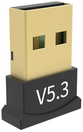 HFINGAQEX Adattatore Bluetooth 5.3 USB per PC e laptop, mini ricevitore Plug & Play per Windows 11/10/8.1/8, per cuffie, altoparlanti, tastiera, mouse