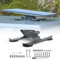 TIUIHU Starlink Support magnétique Gen 3 Starlink V3 pour toit antivol, kit de montage satellite plat standard pour camping-cars, camionnettes, bateaux, yachts, camions