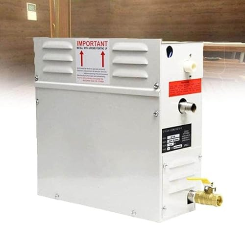 Sauna Heater,3kw 4.5kw 6kw 9kw 220v Stainless Steel Spa Sauna Heater Stove 25-55 °F Dry Steam Sauna Heating Equipment with Control,Household Sauna Room Bath Shower Spa,220V-3000W