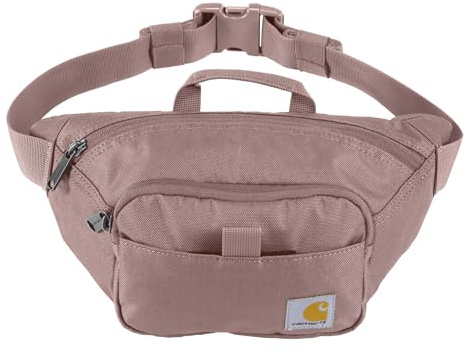 Carhartt Classic Adjustable Sling Bag, Durable, 600-Denier Water Resistant Hip Pack, Essential Waist Pack (Rose Tint)