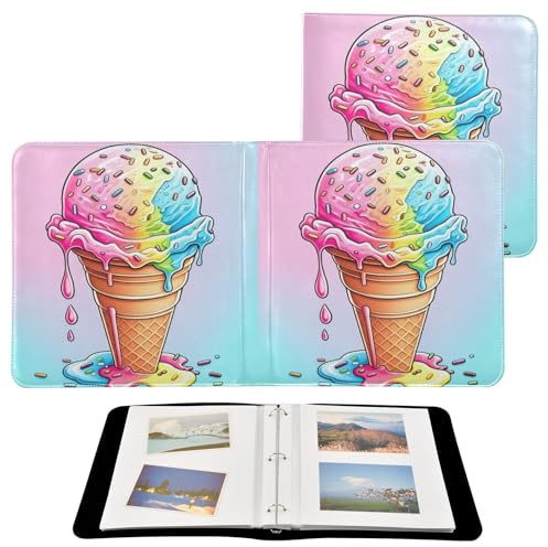 JUMBEAR Grande album fotografico autoadesivo con 20 pagine album fai da te per matrimoni, famiglia, bambini, vacanze, gelato