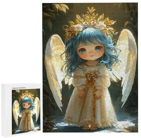 Puzzle 1000 Teile Erwachsene Engel Mädchen, Impossible Klassische Jigsaw Puzzles 75 x 50cm, Geschicklichkeitsspiel für die ganze Familie, Puzzle farbenfrohes Legespiel Home Dekoration Geschenk k-815