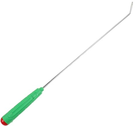 HOODANCOS Feuerhaken 43cm mit Kunststoffgriff Kaminhaken aus Metall für Indoor Outdoor Feuerstellen Vielseitiges Feuerstellen Schürhaken Werkzeug für Grill und Lagerfeuer