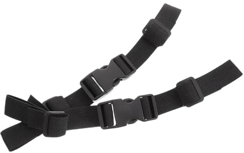 Générique Sangle de Maintien pour Accordéon avec Cordon Antidérapant, Ceinture Pectorale Réglable en Nylon et Plastique, 2Pcs pour Usage Instrumental