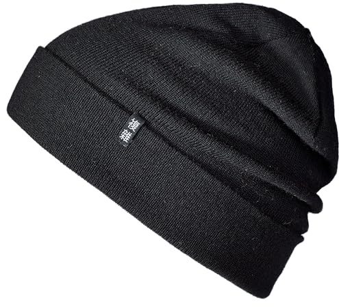 Enter the Complex® Merino Mütze Herren, Beanie Damen, 100% Merino Wolle, Warm und Dünn, Zweilagige Strickmütze