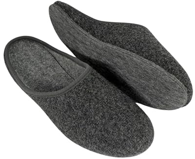 PANTOFFELMANN - Felt slippers In the lightweight, with a strong felt sole I cozy slippers for everyday life I warm-lined