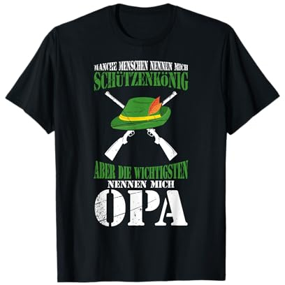 Schützenkönig Geschenk für Herren Schützenfest T-Shirt
