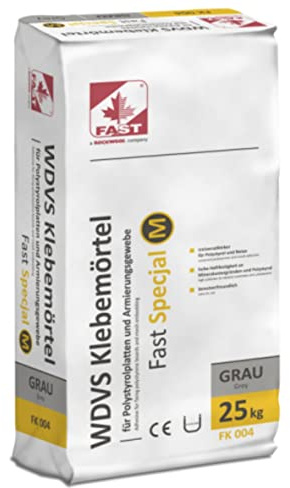 FAST SPECJAL M WDVS Mortier adhésif pour plaques de polystyrène et tissus d'armature 25 kg