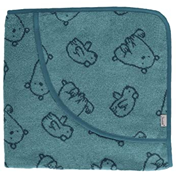 Sterntaler Baby Unisex Badetuch Baby GOTS Kapuzenhandtuch 100x100cm, Babyhandtuch, Kinder Badehandtuch