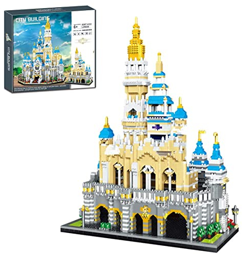 Auspcers Modular Schloss Building, 4775 Klemmbausteine Baustein Set, Building Blocks Modular House Modell Sammlerstück Geschenk Schwieriges Bausteinset für Erwachsene