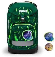 ergobag Prime Beartastic Rucksack für Jugendliche, Unisex, mehrfarbig (mehrfarbig), Einheitsgröße