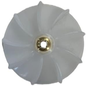 JCSPARES® - Ventola Diametro 63 mm - Foro 4 mm - Altezza 25 mm Motore Asciugacapelli Phon con Dado per Fissaggio Compatibile con tutte le a seconda della dimensione