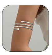 Long tiantian Bracciale rigido in oro da donna, braccialetto alla moda per braccio, gioiello da braccio, Adjustable, Rame, Nessuna pietra preziosa