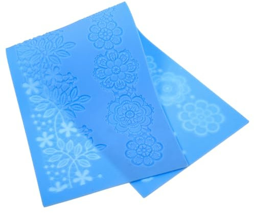 Mikinona Silicone Cake Lace Mold Cake Baking Mold Tool Fondant Embossing Mat Food Safe DIY Decorations Kit
