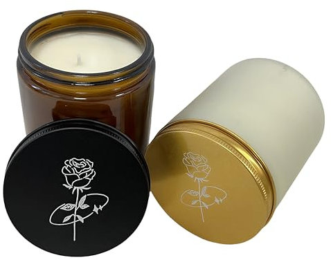 Duftkerzen Geschenkset, 2 Stück Natürliches Sojawachs Duftkerze Geschenke für Frauen, Aromatherapie Kerzen Set, Entspannung Stress Muttertag Geburtstag Kerze Geschenke für Frauen Ihre Damen