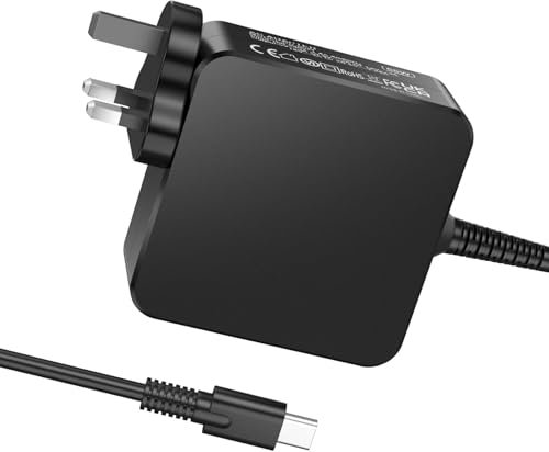 65W USB C Laptop Charger, Super Fast Charger for Lenovo ThinkPad, Yoga, Chromebook, Steam Deck, Huawei Matebook, MacBook Air/Pro, HP, Dell, Acer, Asus and Samsung