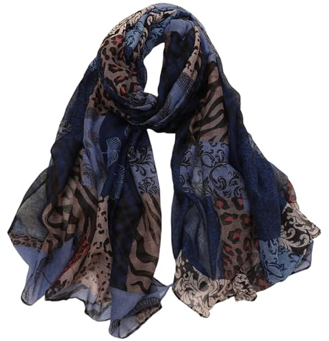 FAIRYGATE Damen Schal Halstücher für Frauen Kopftuch Umschlagtuch Viskose Schals Tuch Stola Stolen Wrap Shawl Halstuch 0001