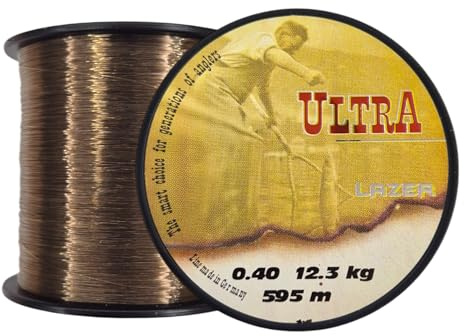 LAZER LINE Ultra Carp Monofil Angelschnur 595m DIA0,40mm Test 12,3kg Schnur