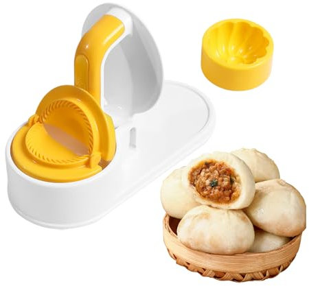 Machine à raviolis fiable - Compagnon de cuisine fiable - Moule pour faire des petits pains faits maison - Outil de pressage pour faire des raviolis Wonton et des repas quotidiens
