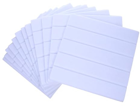Toddmomy 12pièces Panneaux Isolation Acoustique Pour Murs Et Plafonds Absorbant Le Adaptés Aux Studios Bureaux Et Chambres