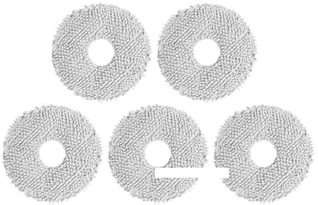 Lingettes De Nettoyage Lavables, Compatibles Avec Les Modèles Dreame, S10 Pro, L10S Ultra, L20 Et L30, Ainsi Qu'avec Les Modèles Ecovacs X2/T20/T1/X1.(5PCS)