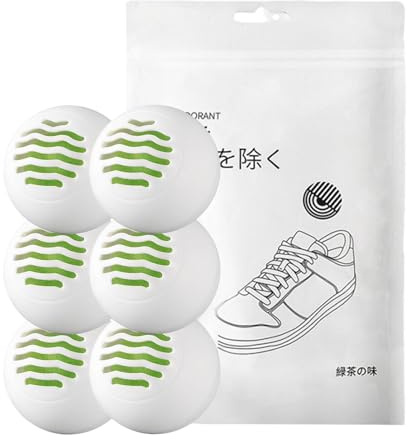 Set di 6 palline deodoranti per scarpe, ecologiche, riutilizzabili | ecologiche, riutilizzabili, per la pulizia di borse da palestra