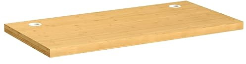 Generisch Schreibtischplatte 110x55x4 cm Bambus,Möbel,Zubehör für Büromöbel,Schreibtischteile -zubehör-352763