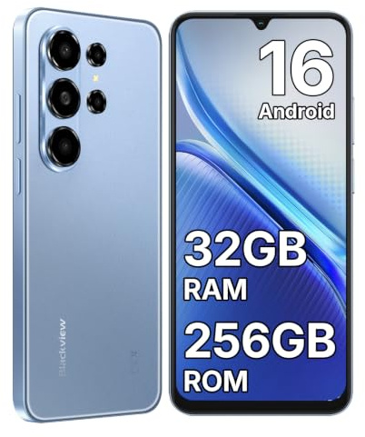 Blackview Wave 10 Móviles Android 16, 6.88 120Hz, 32GB+256GB Smartphone