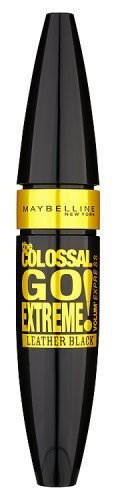 2 x Maybelline New York The Colossal Go Extreme Leather Black Mascara 9.5ml