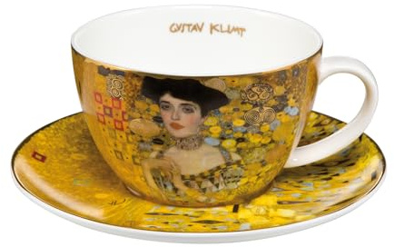 Gustav Klimt Goebel Artis Orbis Adele Bloch-Bauer 66-532-02-1 Tasse à thé en porcelaine fine Hauteur 6,5 cm 0,25 l