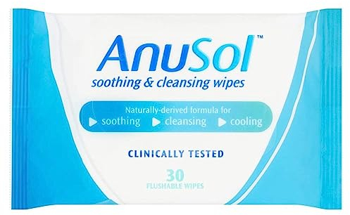 Anusol Soothing & Cleansing Wipes,30 Count (Pack of 1)