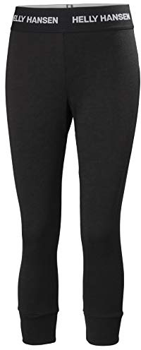 Helly Hansen Women's W Lifa Merino Midw 3/4 Pant, Black, S