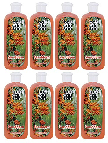 3er Pack Badusan Badezusatz Schaumbad Sanddorn 8 x 500 ml