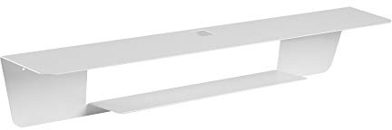 RICOO Soundbar Wandhalterung universal Lautsprecherwandhalterung LH059-W 101 x 15 cm Boxenhalterung Wandhalter Audio HiFi Speaker Wall Mount