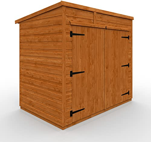 TigerFlex Shiplap Pent Bike Store Timber Bike Store, Garden Storage 6 x 4 ft