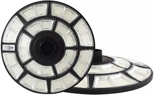 openspaceshop LAMPIONE LED SOLARE ESTERNO CREPUSCOLARE 1200W GIARDINO STRADALE TELECOMANDO