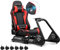 GTPLAYER Racing Simulator Cockpit with Seat, Sim Racing Cockpit Multi-function Adjustable Gaming Wheel Stand for G25 G27 G29 G920 G923 T300 PS5 PS4 Xbox, Without Wheel, Shifter & Pedals