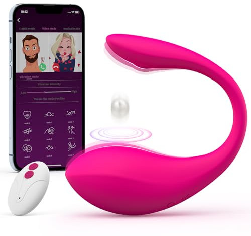 Remote Control Vibrator Wearable Vibrators with Phone Control, Adult Women Sex Toys with 9 Vibrating Modes, Sex Toys4couples Men & Women Soft and Quiet, Vibrator Bullet Anal Toys G Spot Vibrator