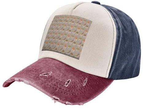 ZISHAK Gorra de béisbol unisex con diseño de huevera, fideos, ramen, deportiva, para uso diario, actividades al aire libre, tamaño ajustable, Huevera, fideos, ramen, Talla única