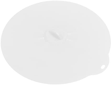FUNOMOCYA Food Grade Silicone Sealing Lid Pan Lid for Home Microwave Cover Extra Large Round
